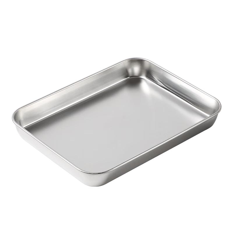 Maxcook 304 Stainless Steel Rectangular Deep Steaming Plate