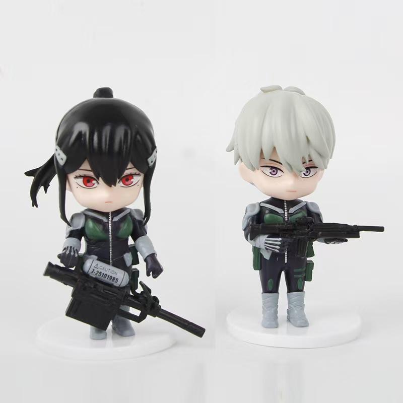 6Pcs Kaiju No. 8 Anime Figure Hibino Action Figure Model Toys Children Gifts