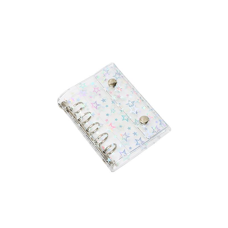 Korean INS A6 Transparent Loose-Leaf Notebook Cover, ABC Flat Replacement, Detachable A7/A8 DIY Style HandBook Shell