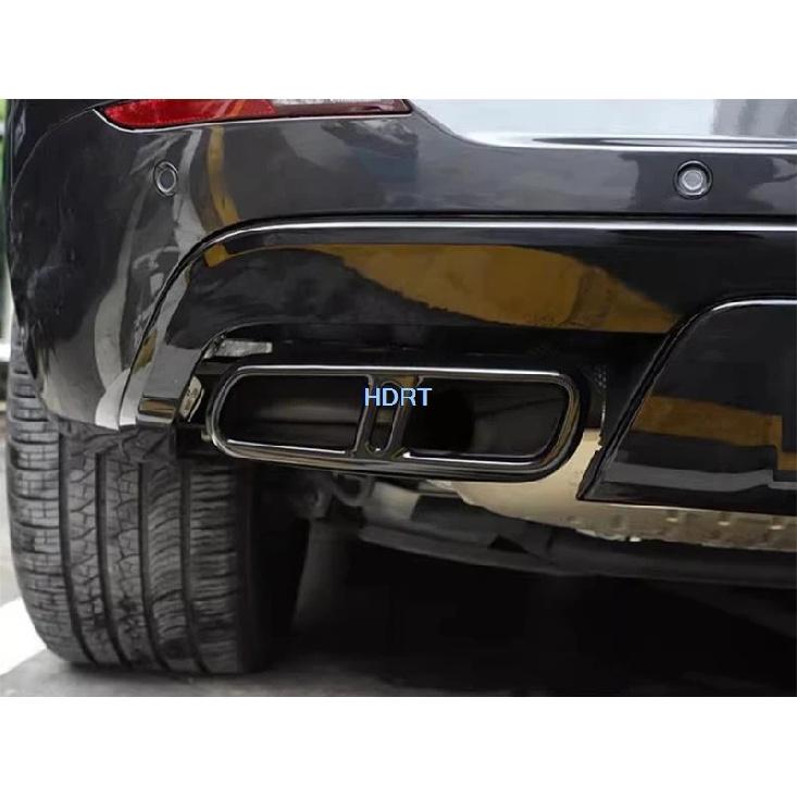 Car Styling Exhaust Pipe Cover Tail Throat Frame Body Accessories Exterior Sticker For Land Rover Range Rover Sport L461  +