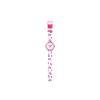 Swatch Flik Flak Feifei Serie Quarzwerk 30 Meter wasserdicht Kinder Schweizer Uhr 31,85*35mm weißes Zifferblatt Kunststoffgehäuse Stoffarmband ZFPNP095