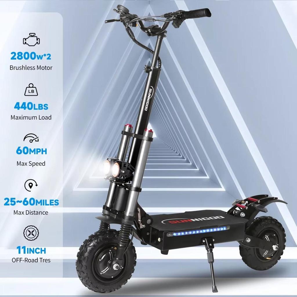 Electric Scooter X10 6000W Double Powerful Motor 60V38AH Aluminum Battery 11Inch Electric Scooter 120KM Max Mileage Folding EScooter