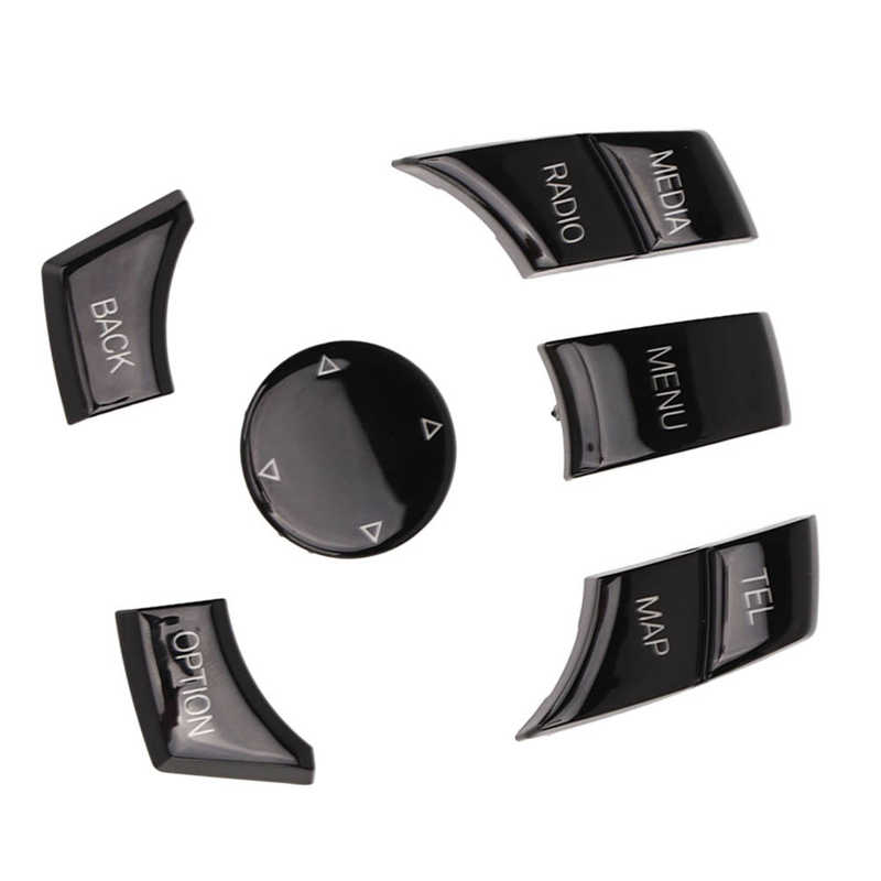 Multimedia Control Button Piano Black Good Light Transmittance Fadeless for BMW 3 Series F30 LCI Small Knob