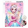 Fairy Princess Pearl Painting Handmade Diy Pearl Art Painting Simple Living Room Hanging Painting Decoration