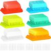 File Folder Tabs Hanging File Folder Labels 60 Sets Plastic File Tabs with Erts for Hanging Files