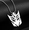Jewelry Transformation Stainless Steel Silver Plated Pendant Necklace for Men Gifts
