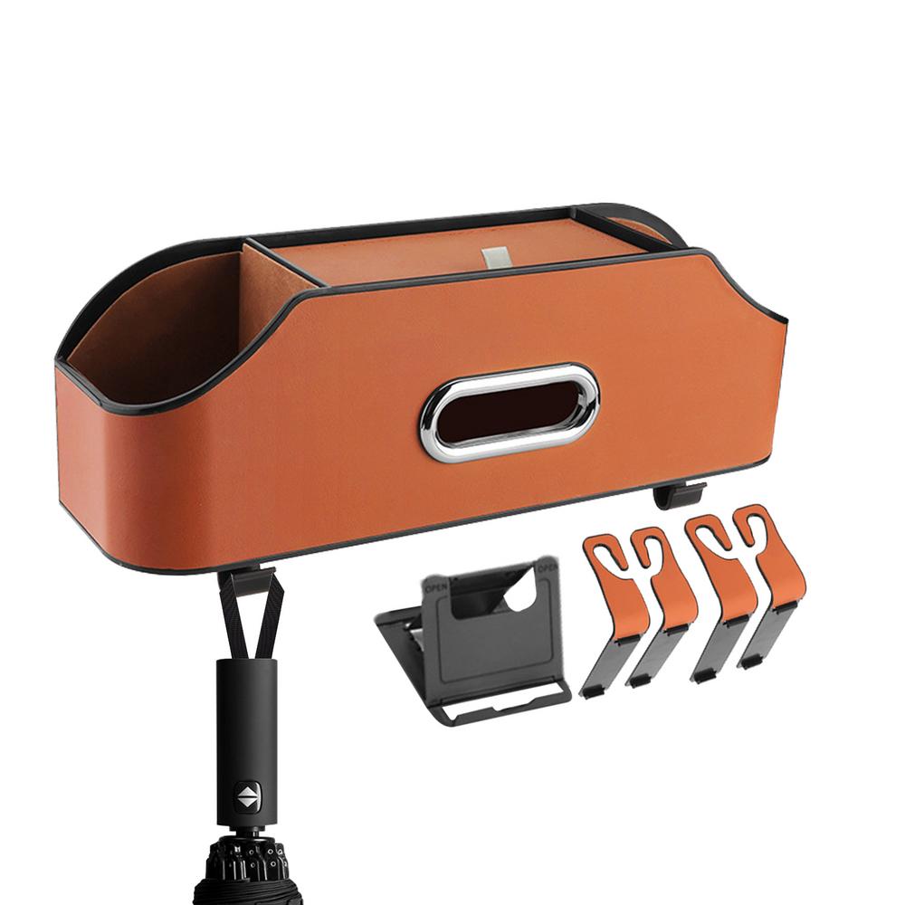 

Органайзер для заднего сиденья автомобиля, держатель для стаканов, ящик для хранения на спинке сиденья, органайзер для салона автомобиля с регулируемыми пряжками для внедорожника, маленький