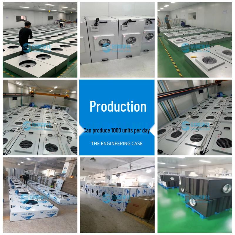 Industrial Air Purifier FFU Fan Filter Unit, Class 100/1000, Laminar Flow Hood 1175*575, Dust-Free Workshop