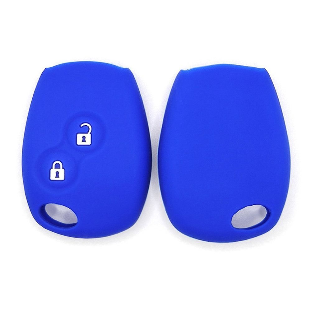 Renault/Kangoo/Dacia/Scenic/Megane/Sandero/Captur/Twingo/Modus 2 Tasten Silikon Fernbedienungsschlüsselhülle Schlüsselschutz Auto Zubehör
