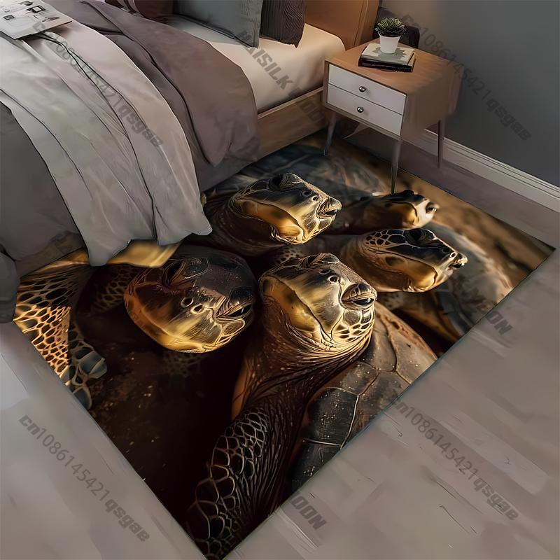 

Handsome Turtle Carpet Non Slip Floor Mat for Living Room Kitchen Entrance Door Balcony Washable Rug Home Decor 40x60cm