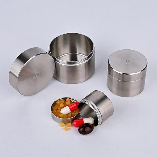 Pill Holder Rust Resistance Moisture-proof Widely Use Small Pocket Tea Box