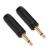 3.5mm Repair Plug Solder Type Gold Plated Replacement Mono Male 3.5mm Plug for   Clear Mg Celestee Stellia