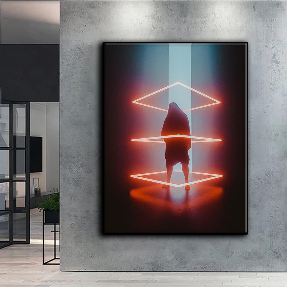 5D Diamant Malerei CyberPunk geometrische Ästhetik DIY Diamant Stickerei Strass Home Dekoration