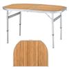 KING CAMP Bambus Klapptisch 120 x 80 cm