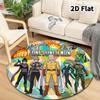 Onepunch Man Runder Teppich Teppich für Wohnzimmer Schlafzimmer Sofa Spielzimmer Dekor Rutschfeste Bodenmatte