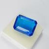 54.45 Ct Emerald Cut CERTIFIED Lab-Created Blue Sapphire Gemstone Free Delivery