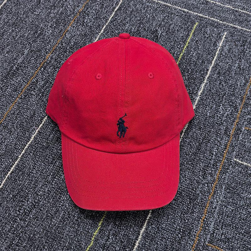 Gorra de Béisbol Polo Ralph Gray RL con Bordado de Logo de Caballo Pequeño - Sombrero de Copa Suave Unisex