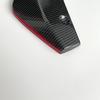 Car Rear Bumper Spoiler Diffuser  Protector Carbon Fiber Look + Red Universal
