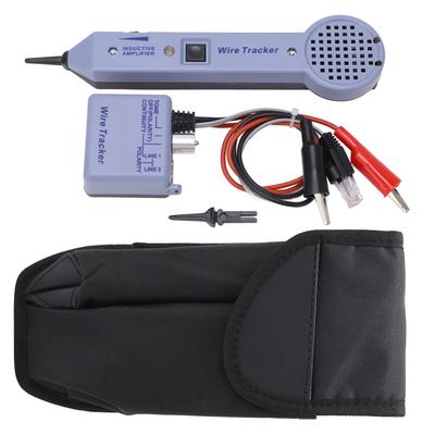 Kit Rastreador de Cables Kit Probador de Rastreo de Cables de Red Amplificador de Inducción Ajustable de Audio Detector de Tono para Cable Probador de Rastreo de Tono