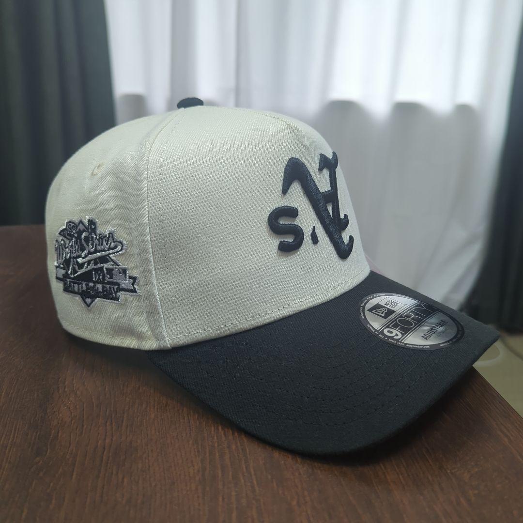 Used Overseas limited NEW ERA 9FORTY Athletics Upside Down