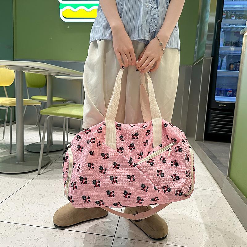 Large-capacity short-haul travel bag New handbag Dry and wet separation Sports messenger fitness bag Luggage boarding