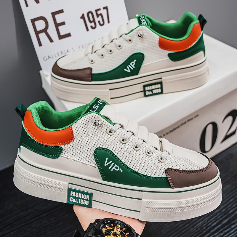 Herrenmode Casual Low Top Skateboardschuhe Jungen Bequeme Sneakers Männliche Studenten Trendy Weiche Sohle Klassisch Atmungsaktiv Fitnessstudio Rutschfest