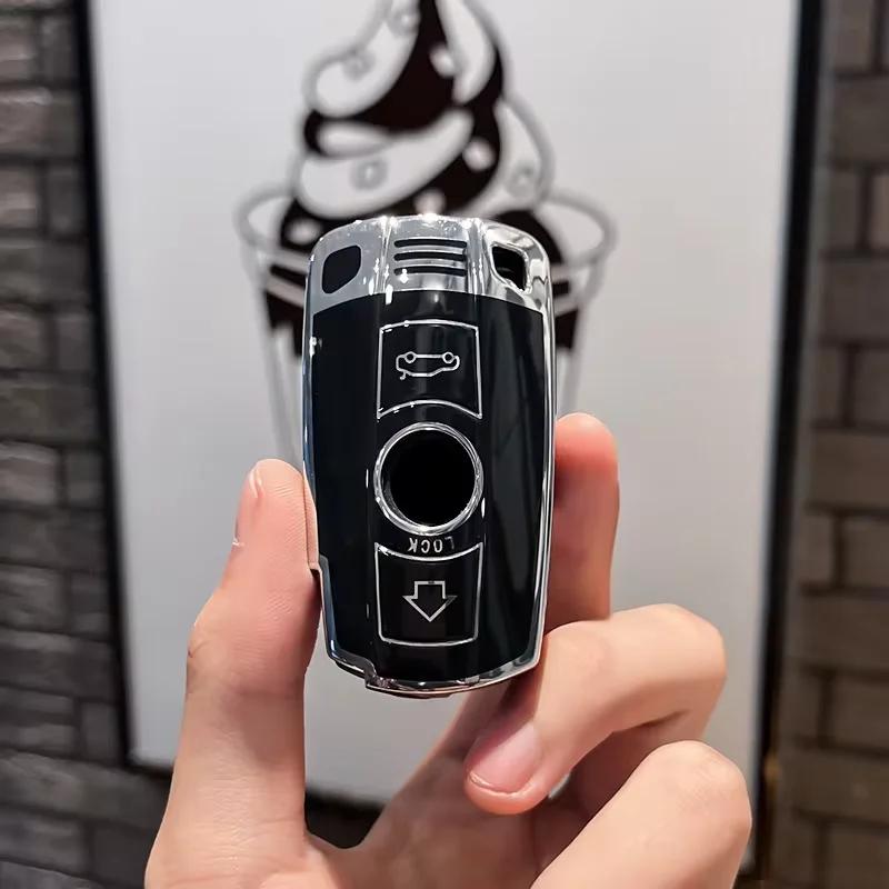 

Чехол для дистанционного ключа из ТПУ для BMW E90 E60 E70 E87 3 5 6 серии M3 M5 X1 X5 X6 Z4 E71 E72 E88 E89 E91 E92, аксессуары серый