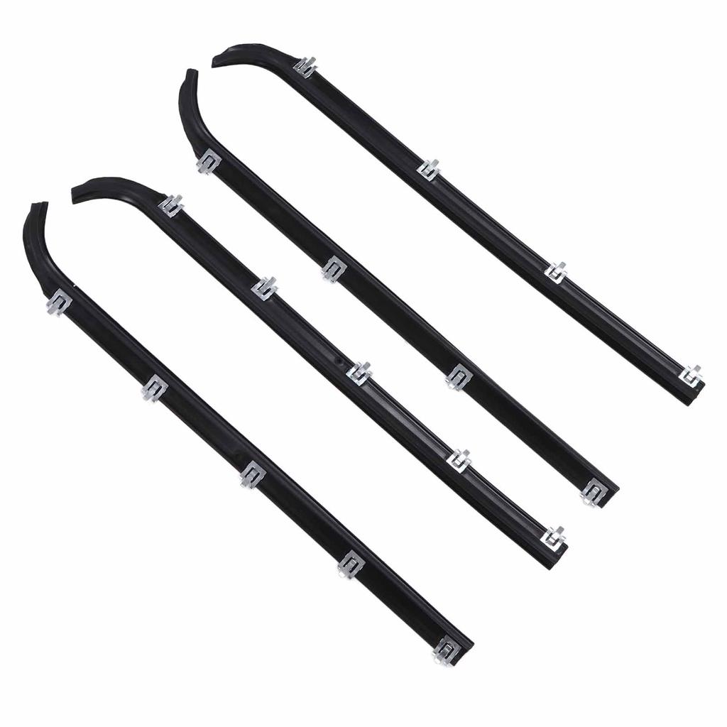 4 Stück Fenstermeßleisten Dichtungen AM‑41543318 Dichtungssatz Ersatz für Ford F150 LKW 1987‑96