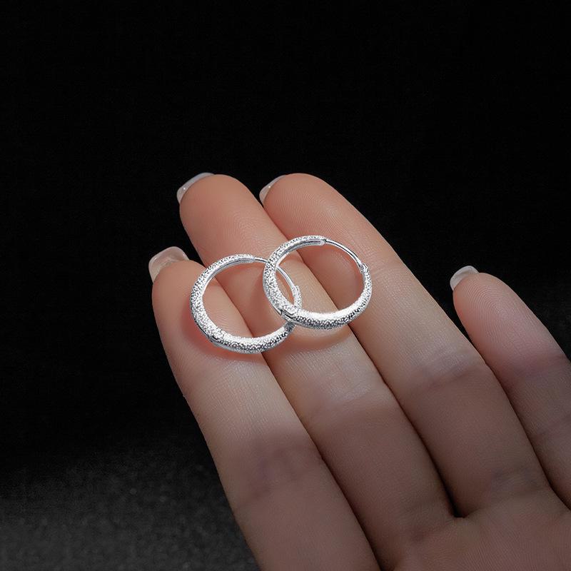 

Серьги Banyan Tree S925 Silver Starry Sky Sandblasted для женщин ES1690 серебряный