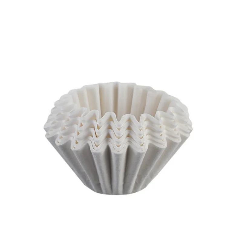 50PCS Disposable Coffee Filter Paper Cake Type Hand-brewed Coffee Filter Paper Espresso Coffee Paper Bowls