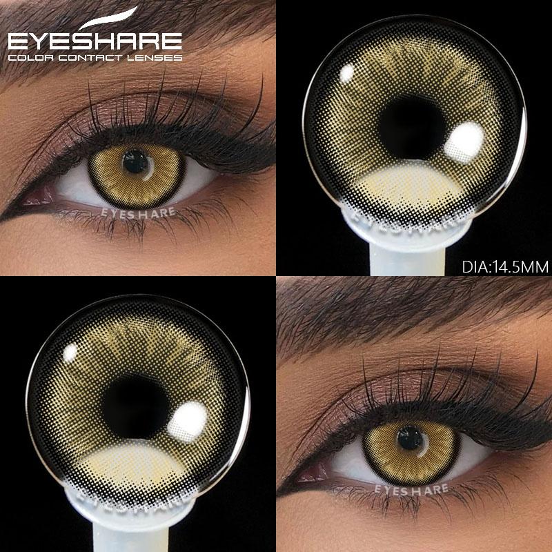 1 Pair Colored Contact Lenses for Eyes Natural Blue Eye Lenses Gray Lens Eye Contacts Cosmetic Beauty Pupil Makeup Lens