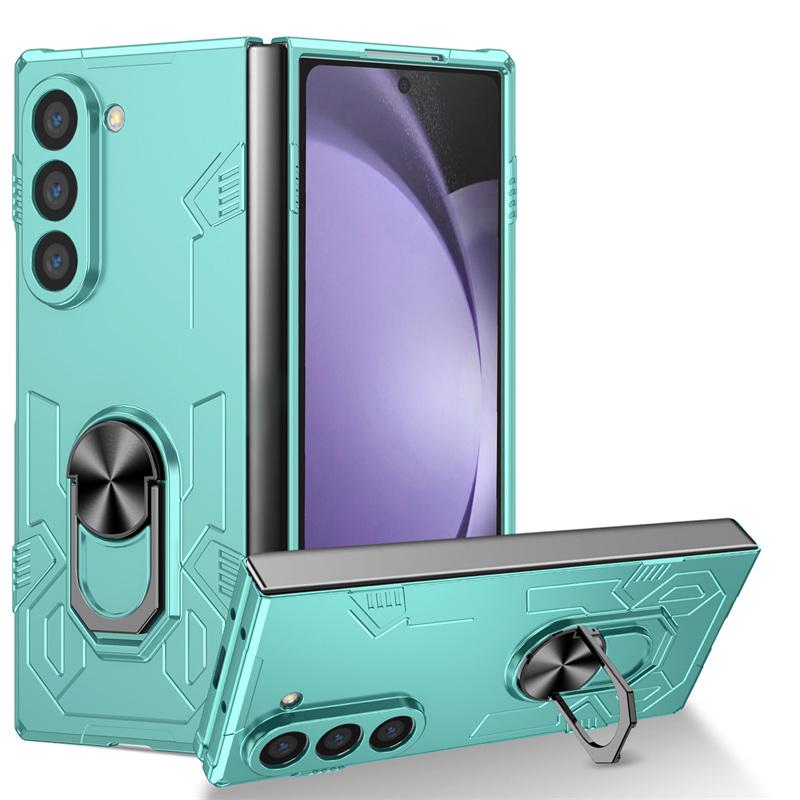 360 Ring Magnetic Ring Kickstand Lens Protection Armor Shockproof Full Body case for Samsung Galaxy Z Fold 7 6 5 / Z Fold 4 3 2