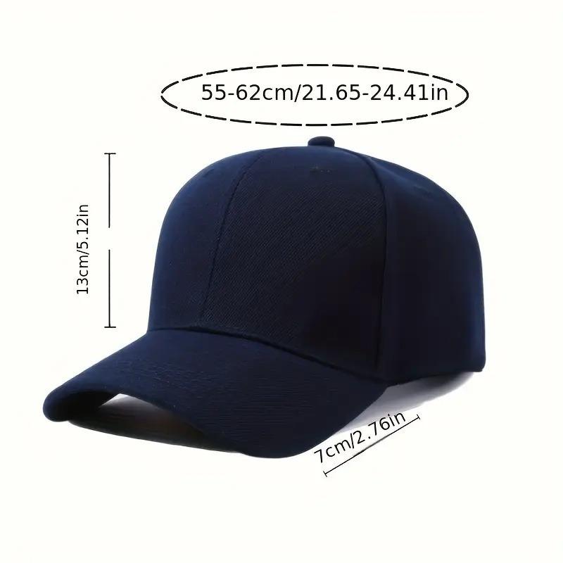 Unisex Adjustable Custom Logo Baseball Cap Solid Color Personalized Print Hip Hop Dad Hat Sport Trucker Cap for Men And Women