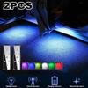 1/2PCS Car LED Door Lights Welcome Light Magnetic Control USB Charging Auto Open Door Safe Anti-collision Emergency Signal Lamp Neon Lights 4