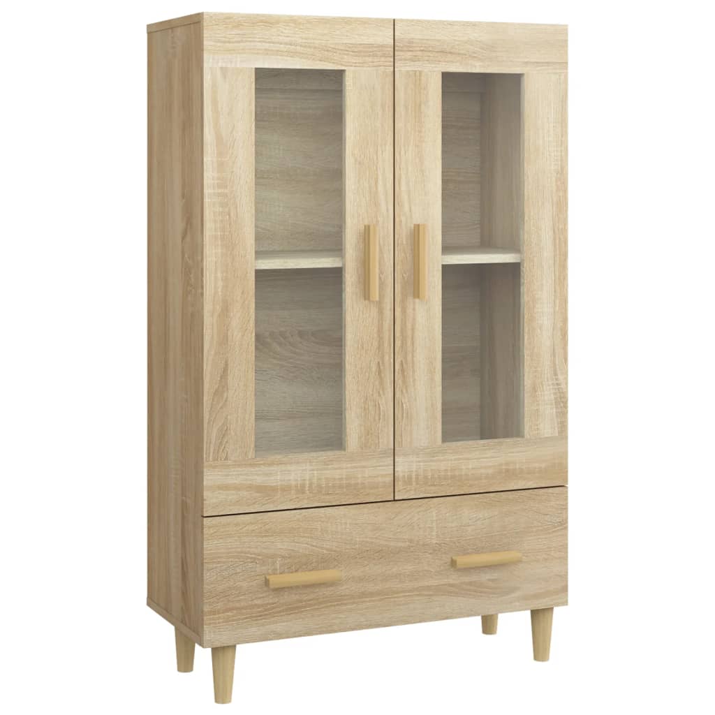 Vidaxl Wysoka Szafka, Dąb Sonoma 70X31X115 Cm, Materiał Drewnopochodny