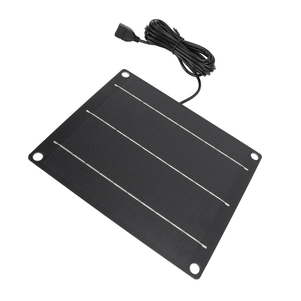 Solar Panel Charger 6W High Efficiency Energy Conversion Multifunctional USB Solar Panel Charger