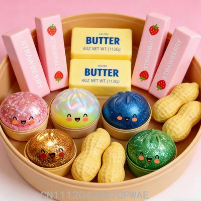 Dumpling Squishy Cheese Random Color1pcs Ornaments Simulation Cheese Butter Squeeze Ball Fidget Random Color1pcs Stress Relieve