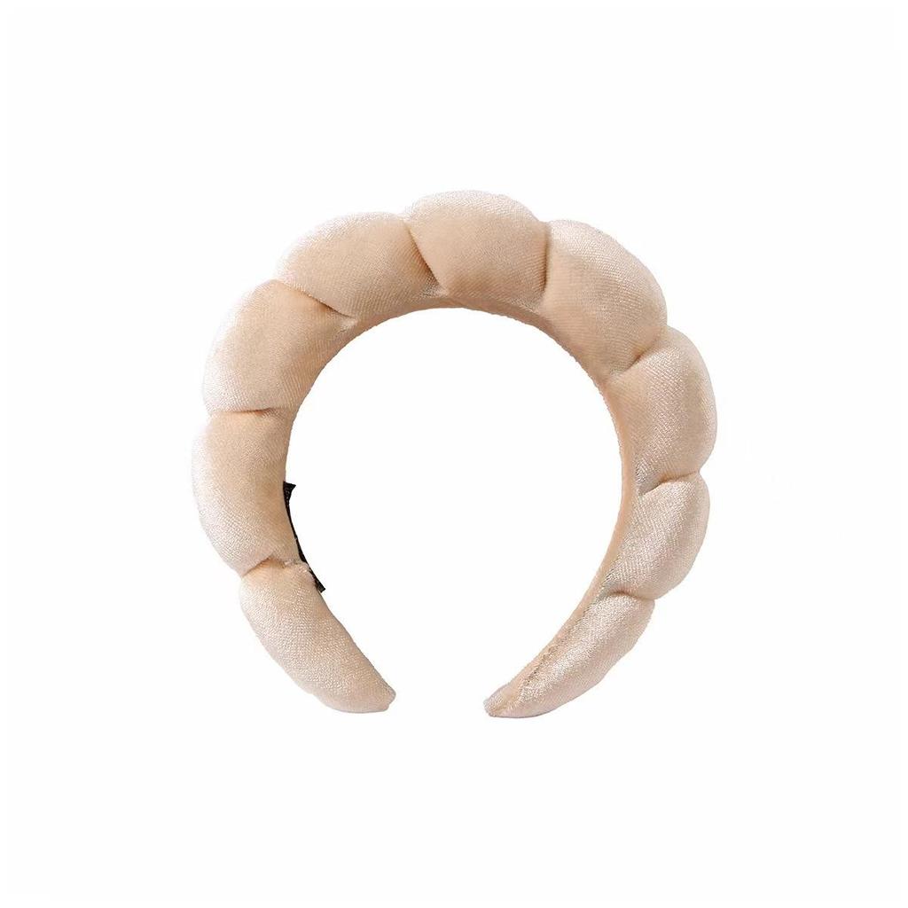 Fasce Spugna per Donne Ragazze Fascia per Capelli Paffuta Trucco Bolla Spugna Co Spa Retro Cerchietto Accessori per Capelli da Donna Copricapo