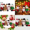 Festive Plush Santa Snowman Elk Doll Decorative Toy For Christmas