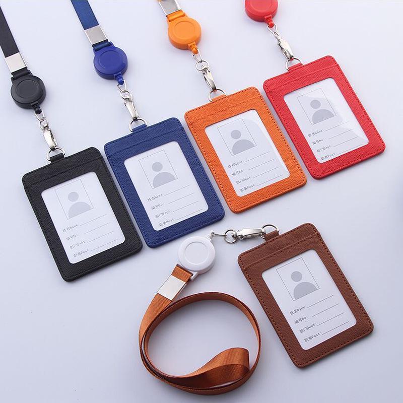 Customizable ID Badge Holder and Lanyard for Access Control and Name Tags