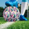 Saint Seiya Indoor Soccer Ball Size 5 Colorful All Ages Machine Stitched PVC Competition Ready Durable High-Bounce