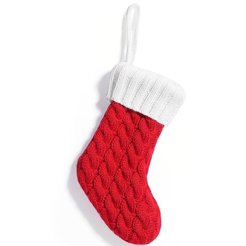 Christmas Cute Gift Stocking Christmas Tree Decoration Small Christmas Stocking Knife And Fork Set
