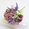 Artificial Silk Rose Hydrangea Bouquet Wedding Photography Home Decor Nordic Style 5-Head Floral Arrangement