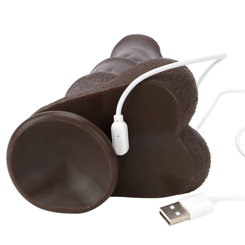 African Electric Horse Cock Telescopic Dildo Female Sex Toys Private Masturbation Orgasm Vibrator