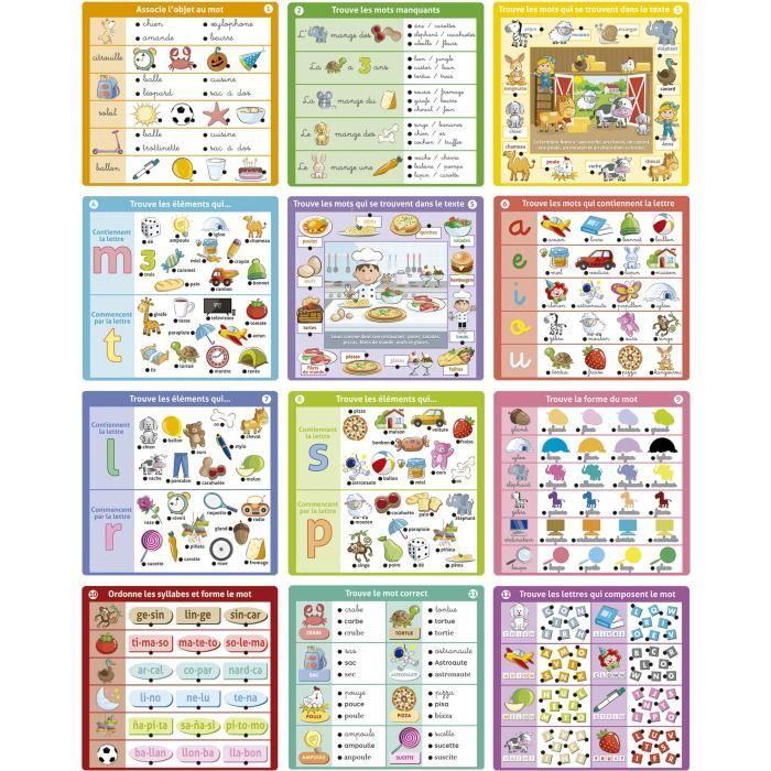 Connector I Learn To Read - Educational Game - EDUCA - 90 Questions, 12 Themes, Book Format - From 4 Years Old