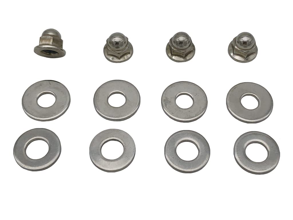 

CF Posh 858017 Nut Set, Rear Suspension SUS Nut Set, Cross Cub 110, JA45 серебряный