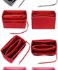 Women's Cross-Body Felt Makeup & Storage Bag