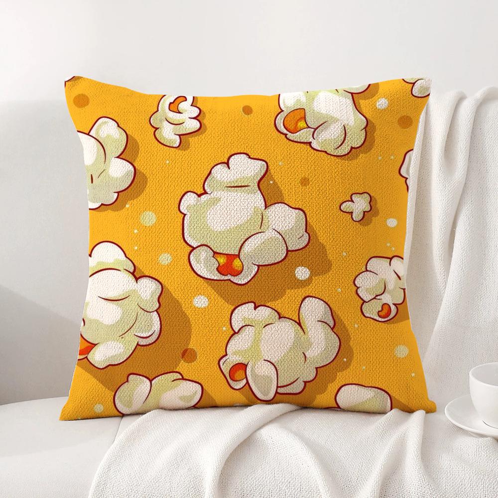 

Classic Popcorn Cushion Cover Natural Linen Organic Fabric DoubleSided Printing Sofa Home Decor Gift Pillow Cover 30x30cm
