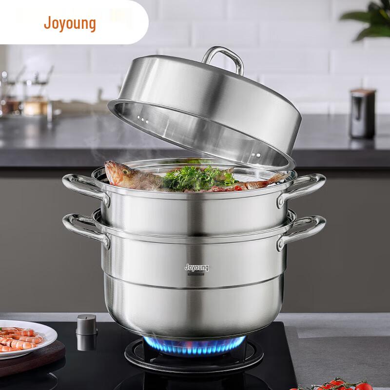 JOYOUNG 304 Stainless Steel Steamer Pot