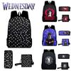 Wednesday Addams Backpack Lunch Bag Pencil Pouch For School Gift